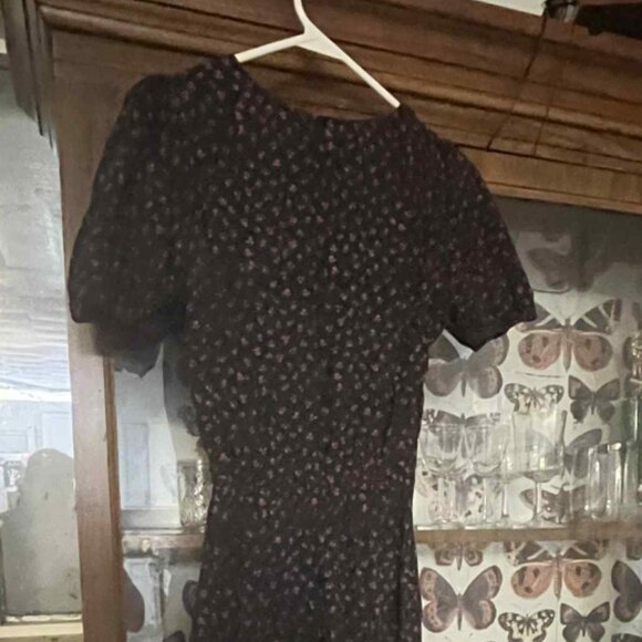 Christy Dawn Robin Dress in Noir Pollinator Garden - Picture 2 of 6